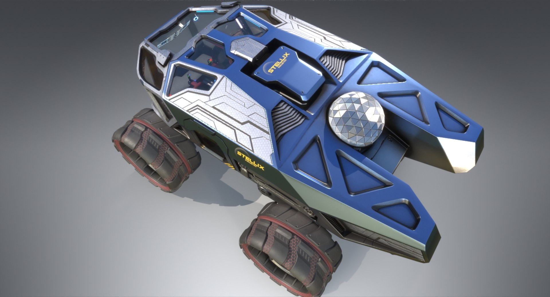 Sci-fi Vehicle 3D Model - TurboSquid 1345689