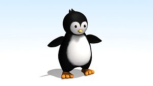 penguin cartoon model