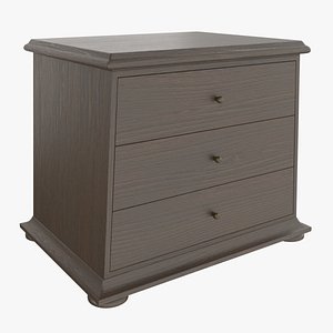 Nightstand Baker Sans Flora 3D