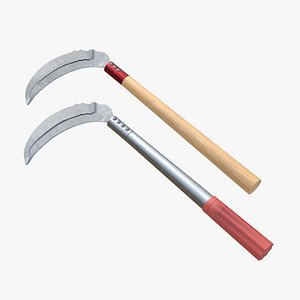 3D model Scythe Sickle Cutter Knife