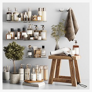 Bathroom accessories 14 3D model