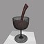 Animazione di riempimento bicchiere di vino