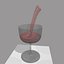 Animazione di riempimento bicchiere di vino
