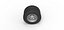 Diecast 10 Oval Hole Rueda doble trasera de semi camión Escala 1 a 25