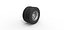 Diecast 10 Oval Hole Rueda doble trasera de semi camión Escala 1 a 25
