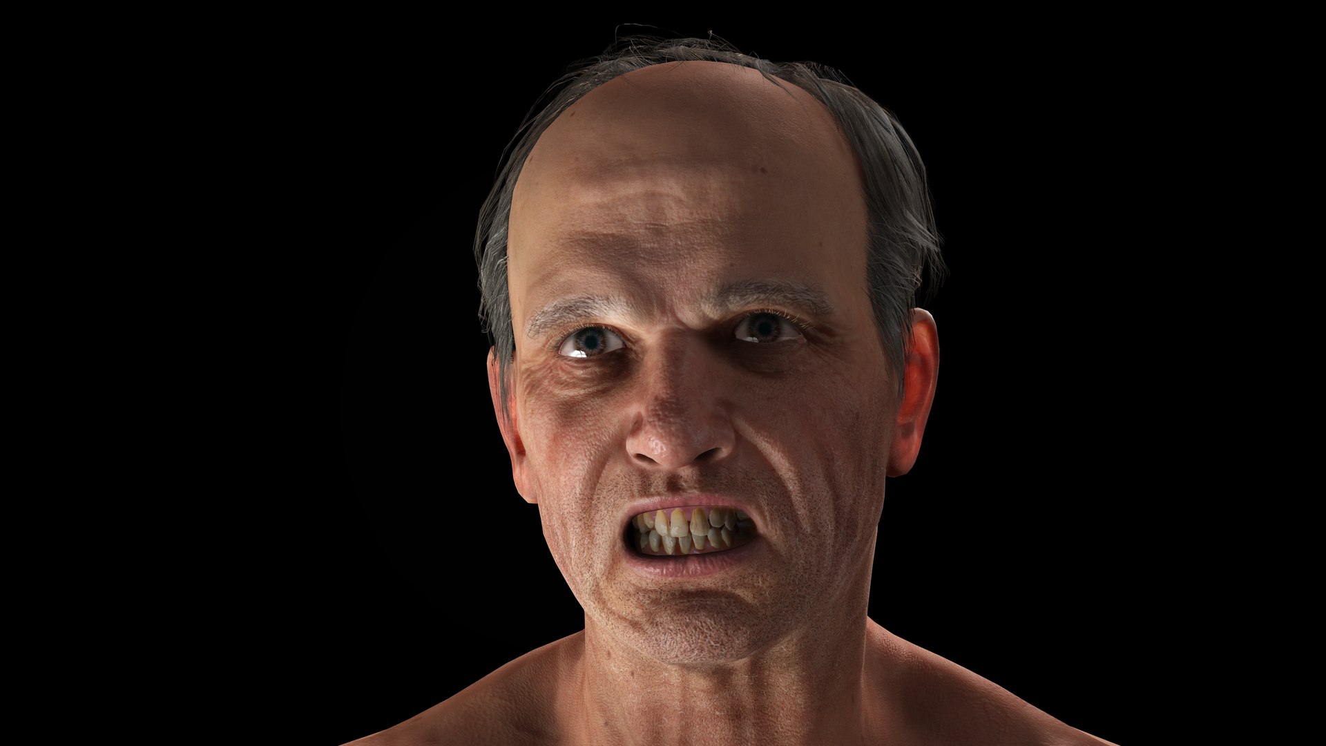 Old Male Fully Rigged 3D Model - TurboSquid 1959825