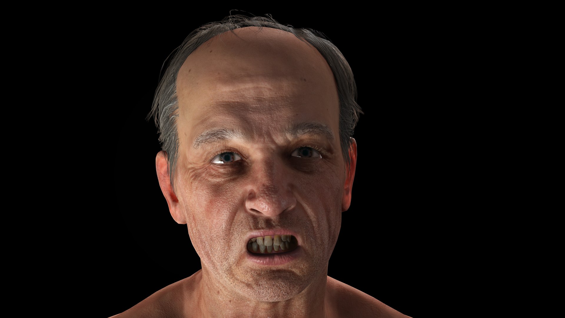 Old Male Fully Rigged 3D Model - TurboSquid 1959825