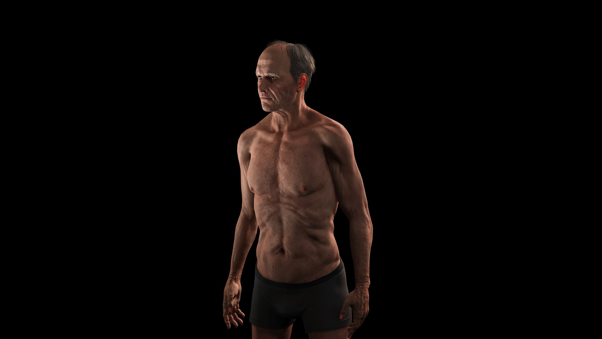 Old Male Fully Rigged 3D Model - TurboSquid 1959825