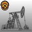 oil peak pump 3d model