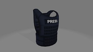 3D optimized kevlar press vest