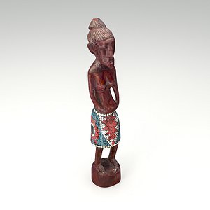 African Statue 3D model