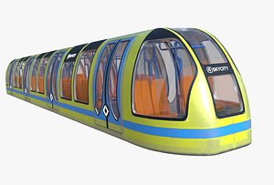 Sci-fi subway car PBR