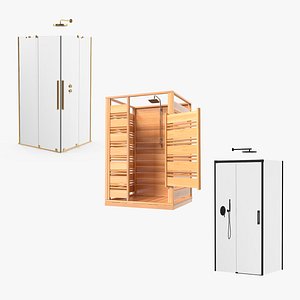 3D model Shower Cabins Collection