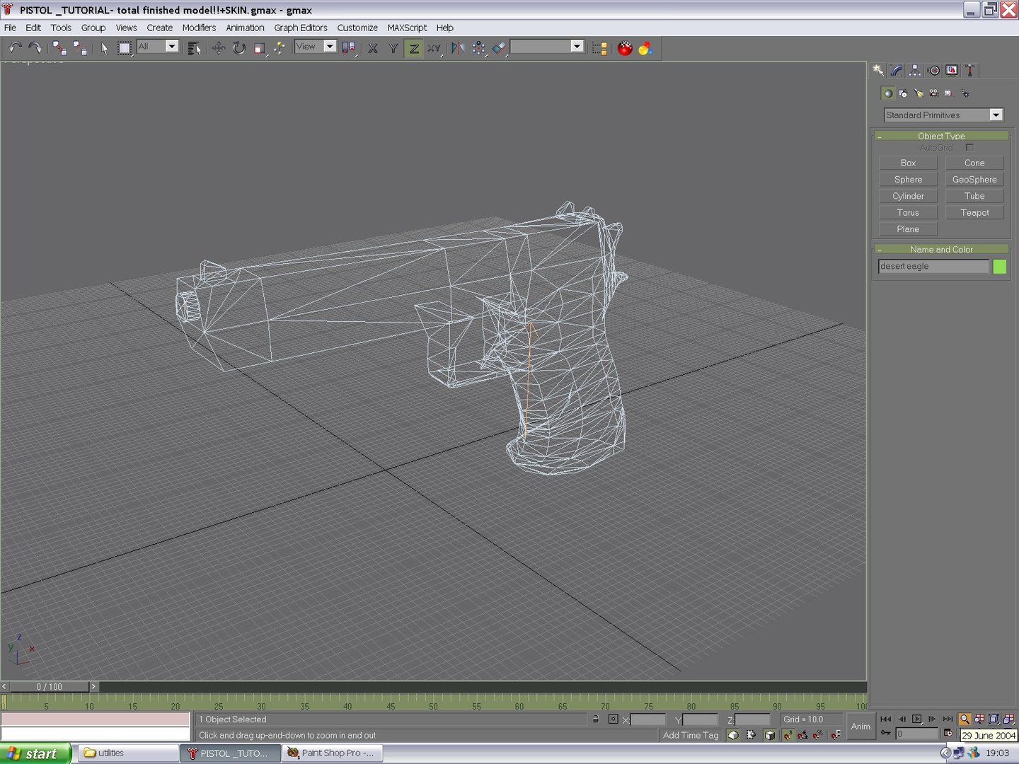 Free Desert Eagle Pistol 3d Model