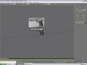 free desert eagle pistol 3d model