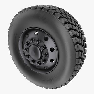 road rim tyre model