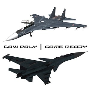 3D Sukhoi Su-30 SM model
