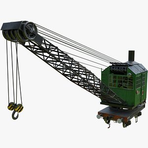 Steam rail crane PK-6