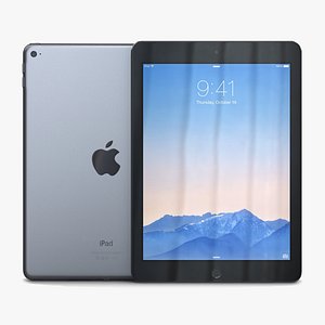 apple ipad air 2 3d model