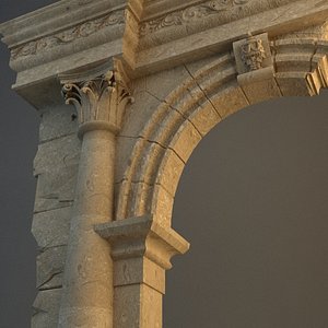 stone arch 3d max