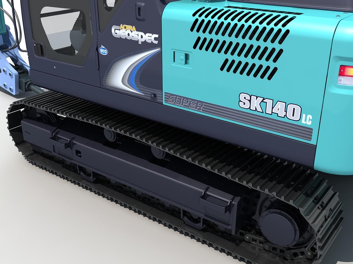 3d Excavator Kobelco Sk140 Model