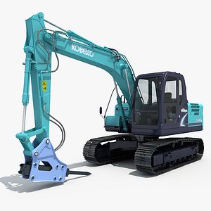 Kobelco SK140 Excavator with Hammer