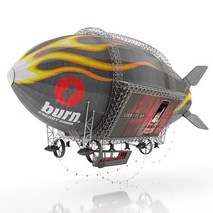 Advertising Zeppelin  01 3D model