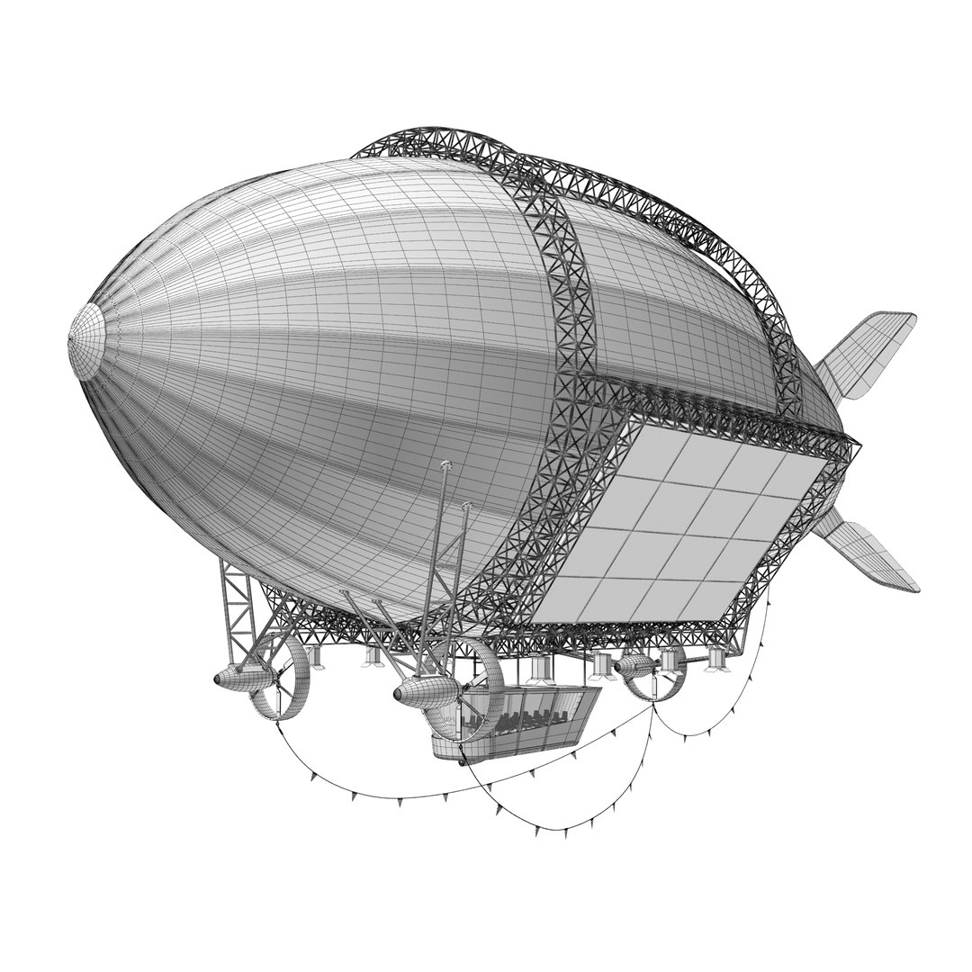 Advertising Zeppelin 01 3D model - TurboSquid 2169106