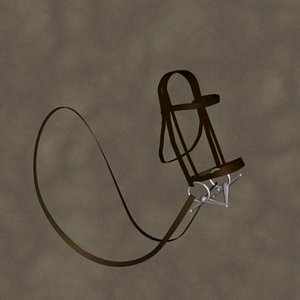 3d english bridle zipped