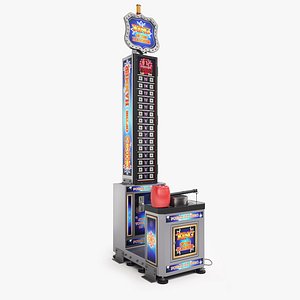 3d king hammer arcade machine model