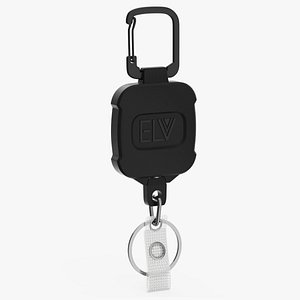 Retractable Badge Reel Black