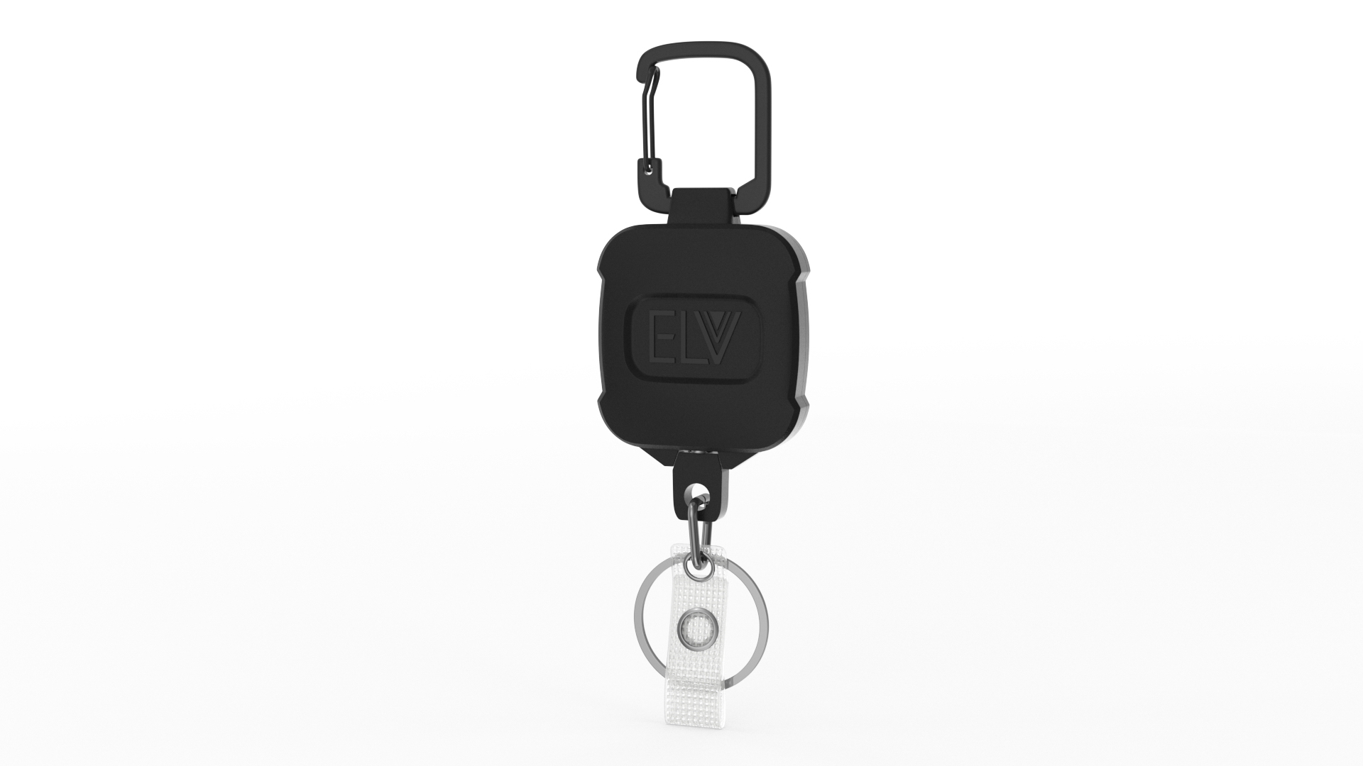  1 Pack ELV Retractable ID Badge Holder, Retractable