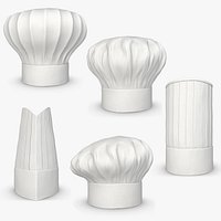 Chef Hat (White) Collection 2
