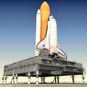NASA Space Shuttle with MLP