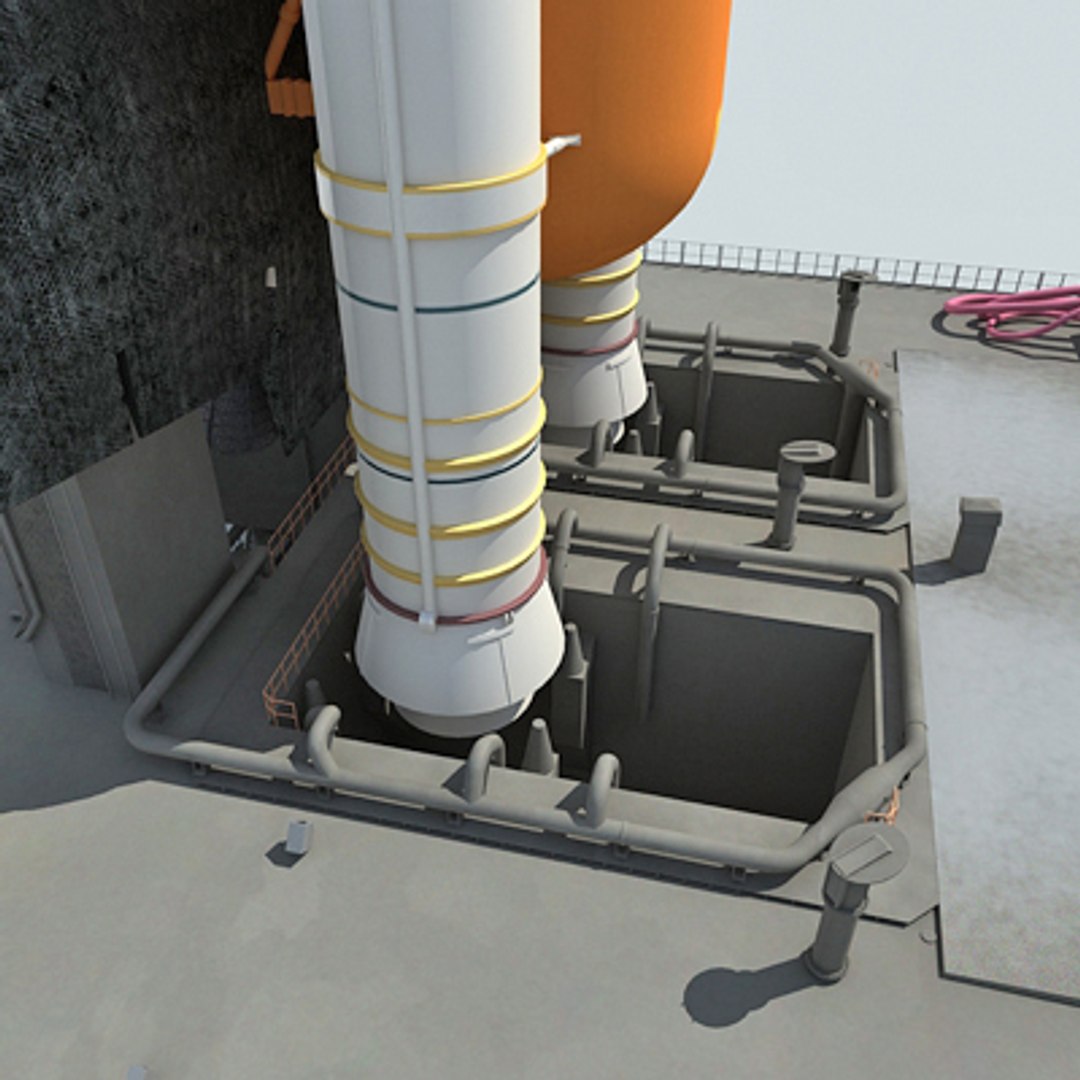 3d nasa space shuttle mlp