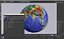 Earth Shaded Natural Globe