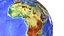 Earth Shaded Natural Globe