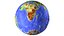 Earth Shaded Natural Globe