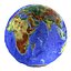 Earth Shaded Natural Globe