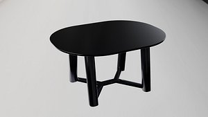 3D model The Ebony Elegance Coffee Table
