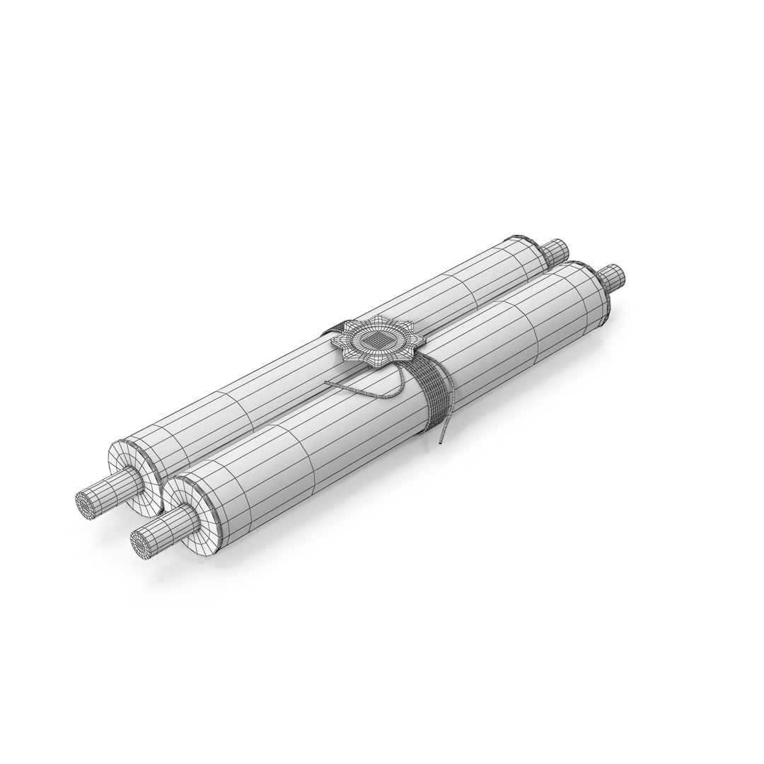 3D Scroll Certificate Model - TurboSquid 2112726