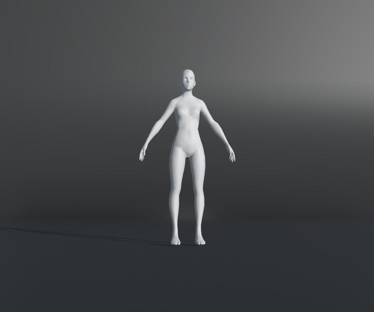Female Body Base Mesh 28 Animations 3D Model - TurboSquid 1962826