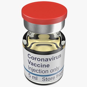 COVID 19 Vaccine Vial 5ml Red Cap