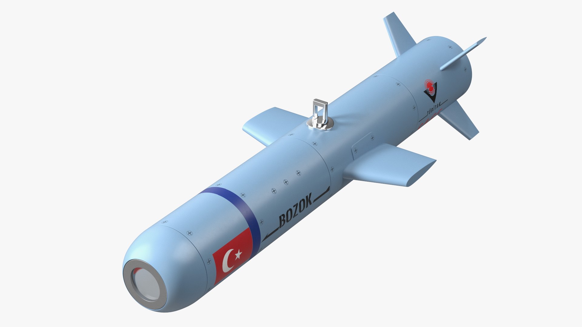 Bozok Laser Guided Rocket 3D model - TurboSquid 2131246