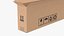 Boîte en carton 50x10x20 à moitié ouverte