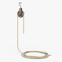 Pulley and rope