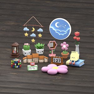 Room Decor Collection 3D model