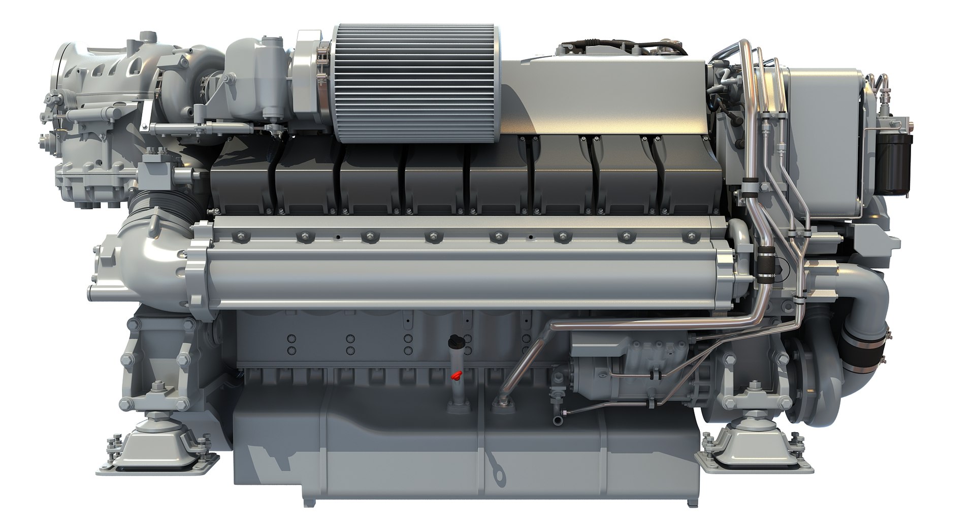 3D Marine Engine Model - TurboSquid 1251073