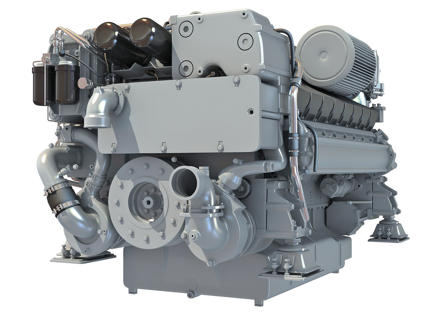 3D Marine Engine Model - TurboSquid 1251073
