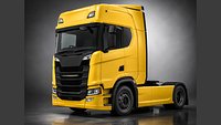 Scania Highline Tractor Truck 3D Model